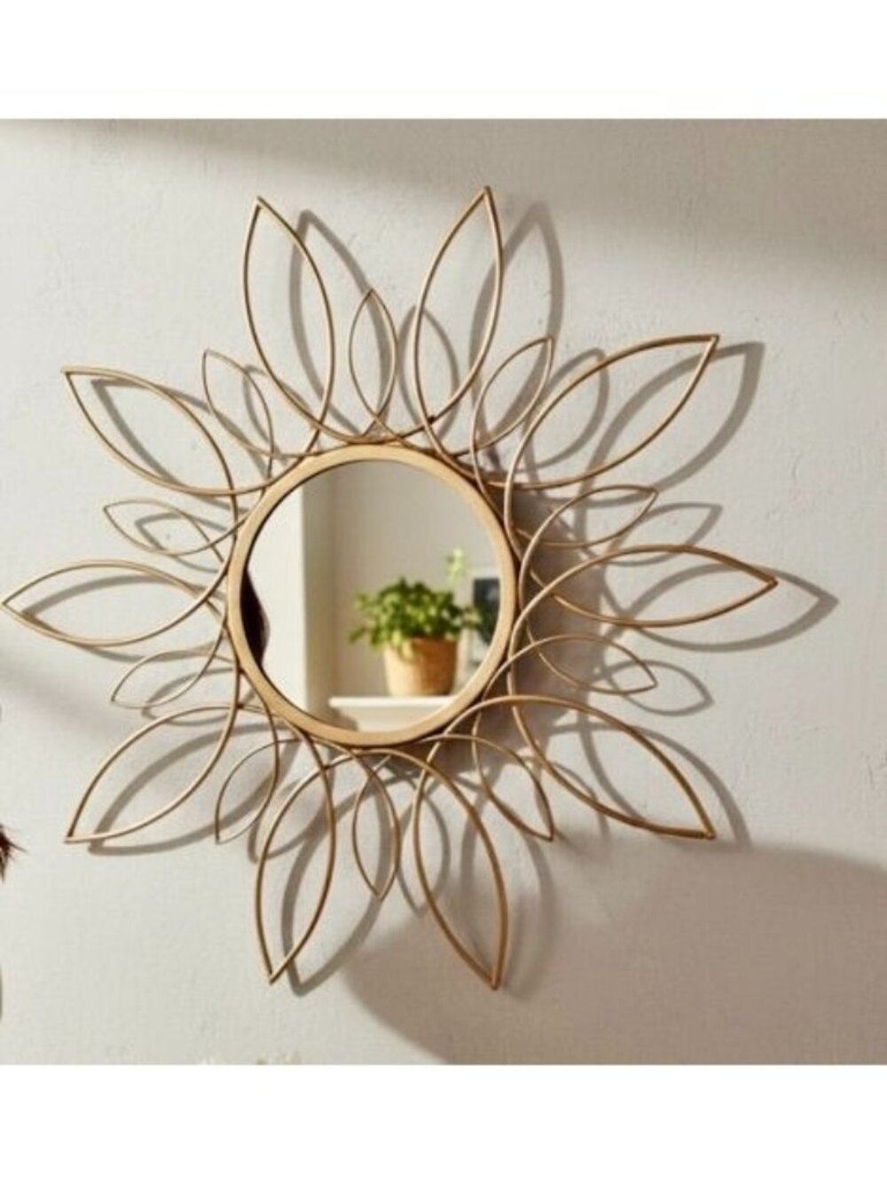 Boho Sunburst Wall Mirror